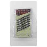 Hardware, set of six cabinet drawer pulls, new in