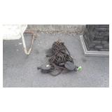 Rope with two Double Block and Tackle Pulleys