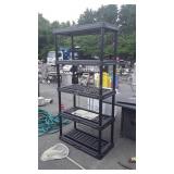 Heavy Duty 5 tier Poly Shelf, new, 36x18x72" USA