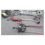 Lawn power tools, string trimmers, hedge