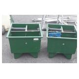 Two In Ground Water Filter Distribution Boxes