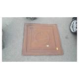 Decorative Tin plate, 24" square