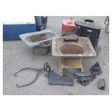 Parts and pieces of  Cast Iron Wood Stoves. Set