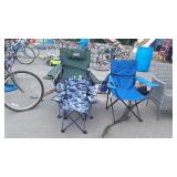 3 Outdoor Camping Chairs one Child