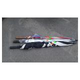3 Rain Umbrellas, used condition