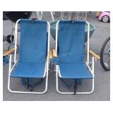Pair of Beach Chairs used still usable condition
