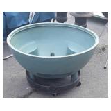 Big Outdoor Flower Cauldron, poly made 36" on