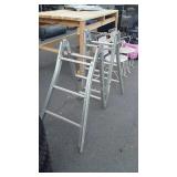 Aluminum multi Folding Ladder, 225lbs capacity,