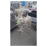Outdoor Reindeer Lawn Ornament Figure