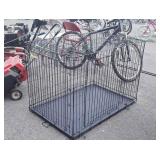 Folding Let Crate, 42" Double door, nice