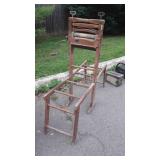 Anchor Brand folding bench wash tubes stand with