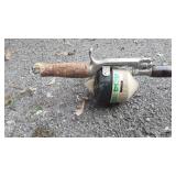 Fishing pole with 404 reel