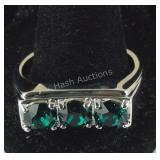 Size 14 Swarovski emerald crystal men