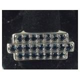 Size 12 Swarovski Montana crystal men