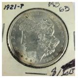 1921 Morgan dollar
