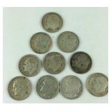 10 silver Roosevelt dimes