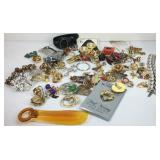 Jewelry, pins/brooches, bracelets, pendants etc