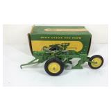 Collector toy, John Deere toy plow, with box- box