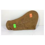 Leather gun case 11in long