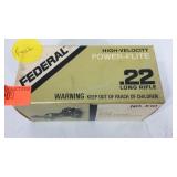 Ammo, 500 rounds, Federal.22 long rifle