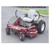eXmark Zero Turn Mower with Grass Cobbler