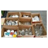 Skid lot: glasswares, mugs, dishes, etc. This