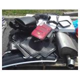 Skid lot of automotive parts