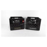 Cloverland Dairy crates, 13" × 13" × 11"