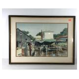 Watercolor painting by John Will Creasy, 1975,