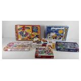 Board games, includes Candyland, Clue Junior,