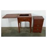 Small chest of drawers and a single drawer sewing