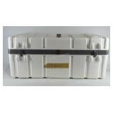 Large Parker poly storage trunk on wheels, 36" ×