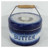 Butter crock with handle