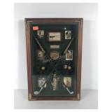 Golf theme shadowbox wall hanging, 14x21