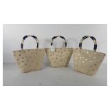 Three purses with Star design