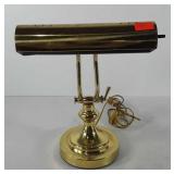 Brass desk lamp, 13"
