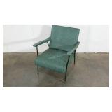 Armchair, vinyl, mid-century modern,