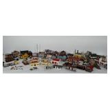 Model Train town buildings. Most are Plasticville