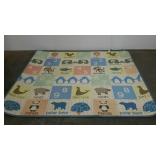 Padded play mat, double sided, 72" x 78",