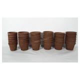 3 dozen biodegradable planters. 30 are 6.5" wide