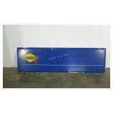 Sunoco advertising sign, molded plastic, 23" x