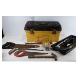 Zag toolbox and contents, 19" × 9" × 9.5",