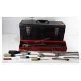 Craftsman toolbox and contents, includes sockets,