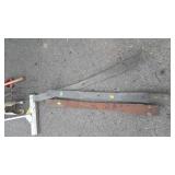 3 steel Straps, 3x40" semi curved