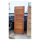 Pine Door, 5 Horizontal pane, old farm house
