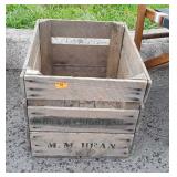 M. M. Bean Produce Crate