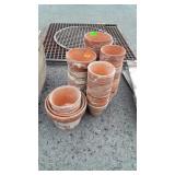 Collection of Terracotta Flower Pots, mixed 4,5 &