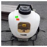 Back Pack Sprayer, 4 Gallon