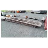 4 Early wooden louvered Shutters, 21x93"