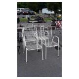 4 Outdoor Chairs, some usage and weathered